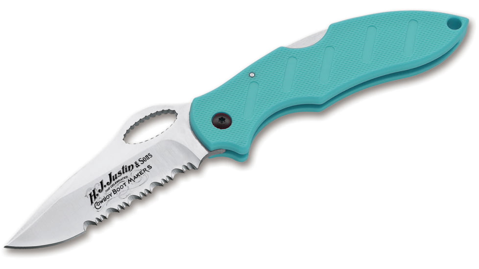 Boker USA Justin Action R Knife, Blue, Small, 01JU095