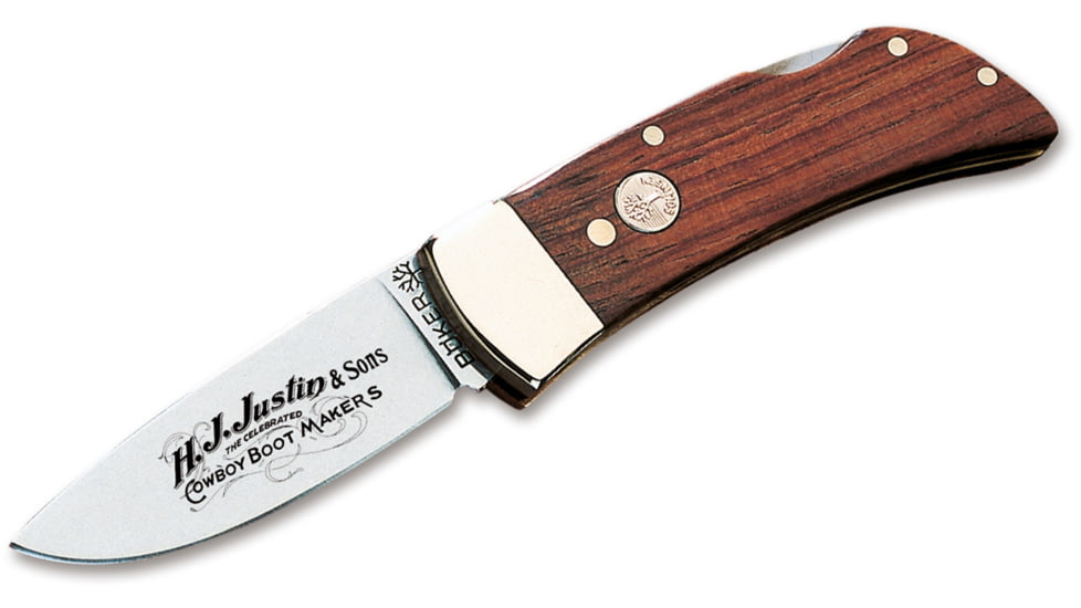 Boker USA Justin Gents Rosewood Knife, Brown, Small, 111004JU