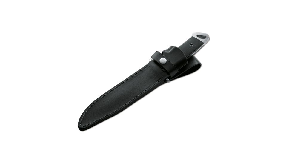 Boker USA Plus Kressler Subhilt Fixed Blade Tactical Knife w/ Leather Sheath 02BO190