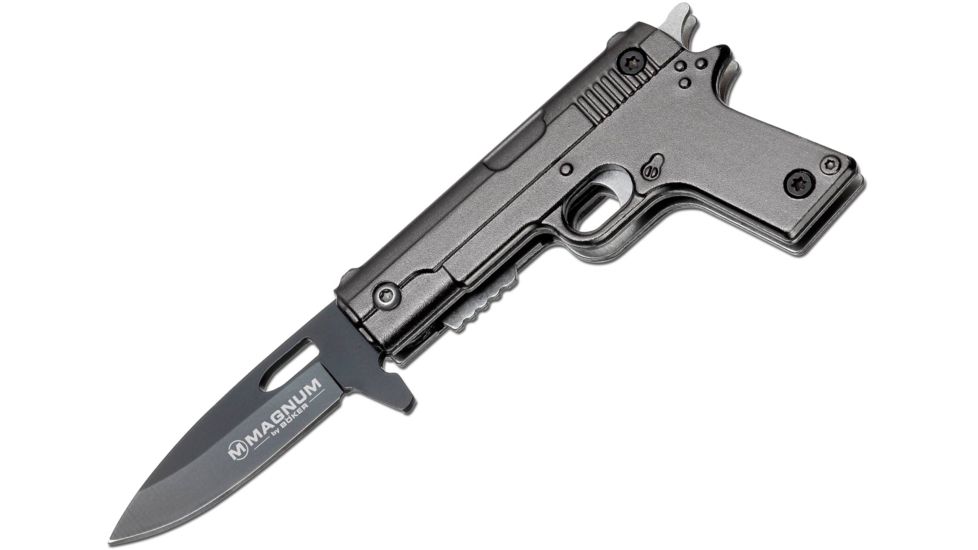 Boker USA Magnum 1911 Folding Knife,1.75in 440 Stainless Steel Blade,Aluminum Handle 01SC882