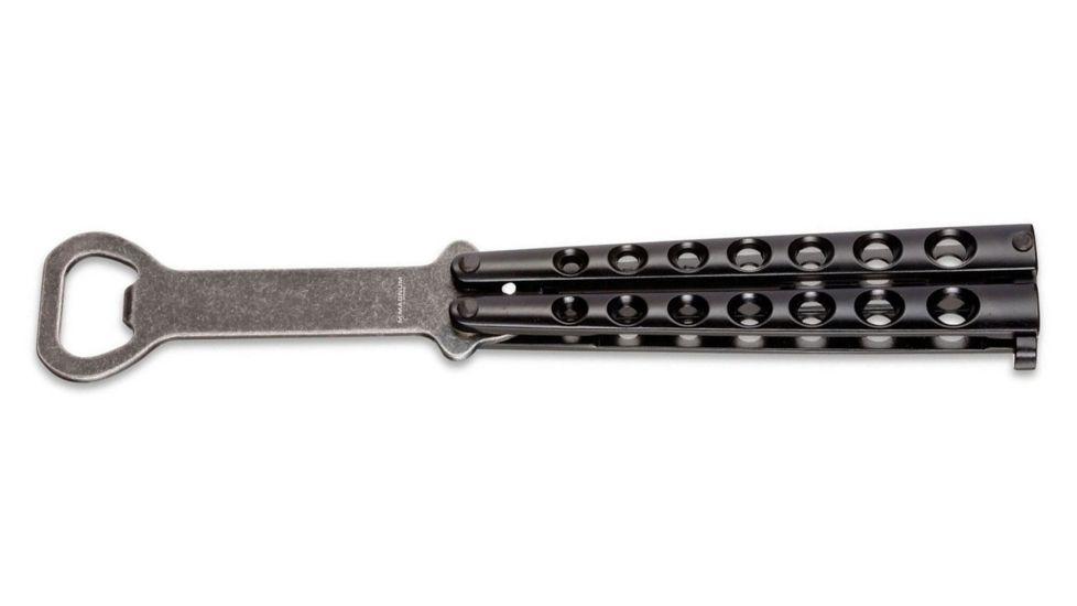 Boker USA Magnum Balisong Black Bottle Opener 09SC011