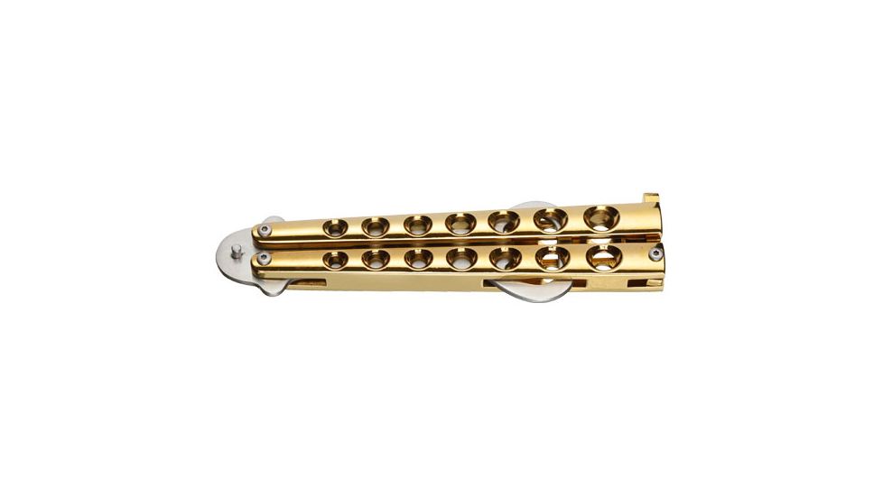 Boker USA Magnum Balisong Gold Bottle Opener 09SC012