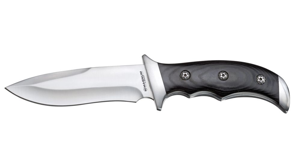 Boker USA Magnum Capital Fixed Blade Knife,4.5in 440 Stainless,Micarta Handle B-02RY336