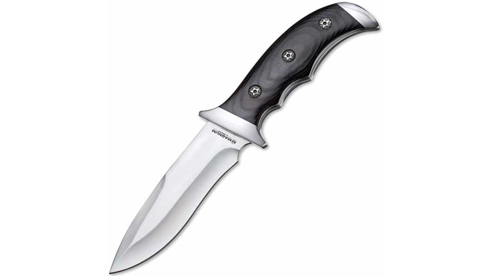 Boker USA Magnum Capital Fixed Blade Knife,4.5in 440 Stainless,Micarta Handle B-02RY336
