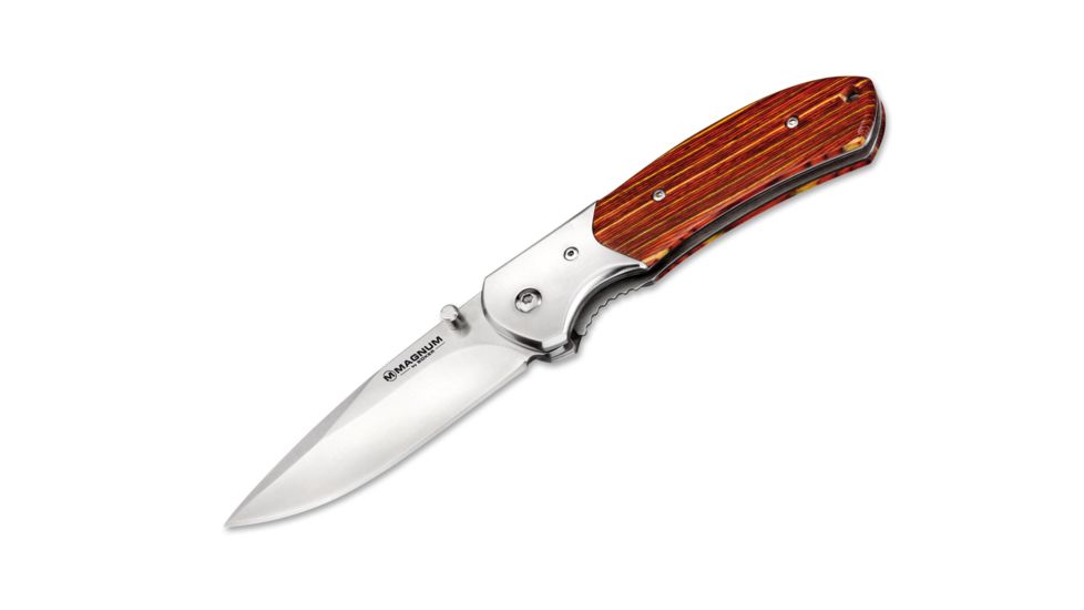 Boker USA Magnum Chipmunk Folding Knife,3.34in 440A Steel Blade,Holz Handle 01RY403
