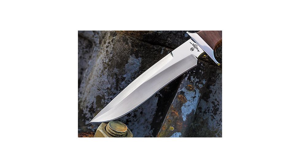 Boker USA Magnum Collection 2015 Fixed Blade Knife,7.04in 440C Steel Blade,Leder Handle 02MAG2015