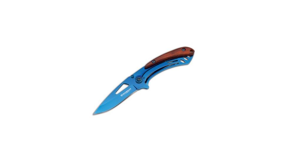 Boker USA Magnum Deep Blue Folding Knife 01SC156
