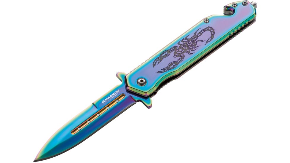 Boker USA Magnum Dream Scorpion Folding Knife,3.5in 440 Stainless Steel Blade,Aluminum Handle 01SC170