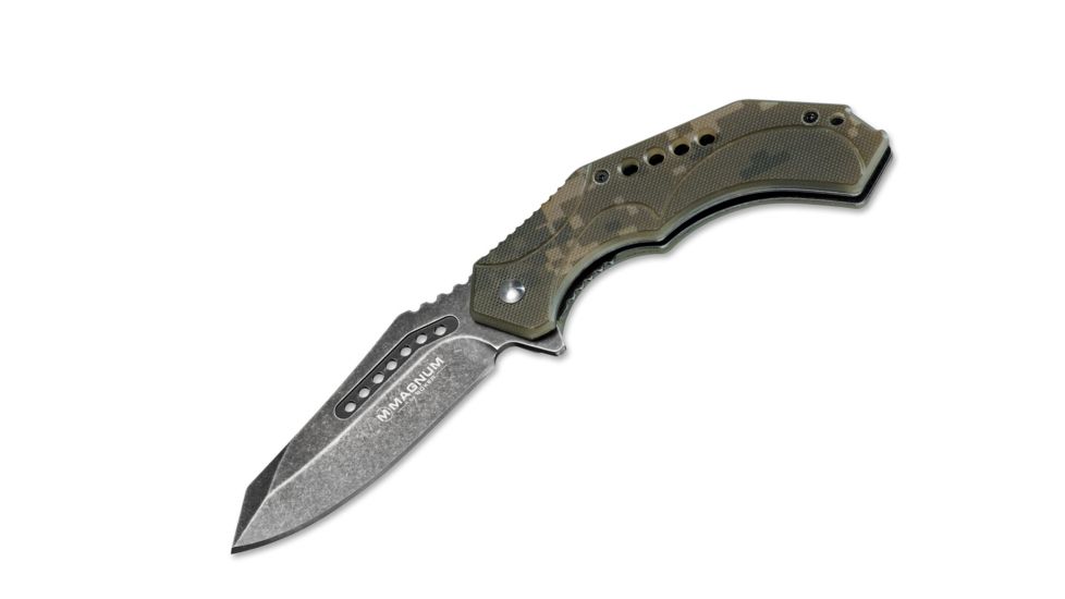 Boker USA Magnum Fast Forward Folding Knife,3.38in 440A Steel Blade,G10 Handle 01MB789