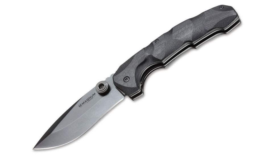 Boker USA Magnum Hitman Folding Blade Knife,3.63in,440A Blade,G10 Handle 01SC047