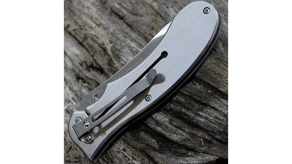 Boker USA Magnum Iron Cross Folding Knife,3.26in 440A Steel Blade,Kunststoff Handle 01RY921