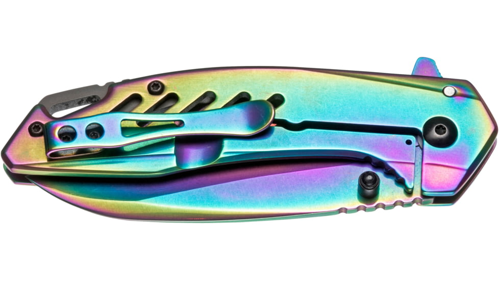 Boker USA Magnum Rainbow Charcoal Knife, Multicolored, Small, 01RY313