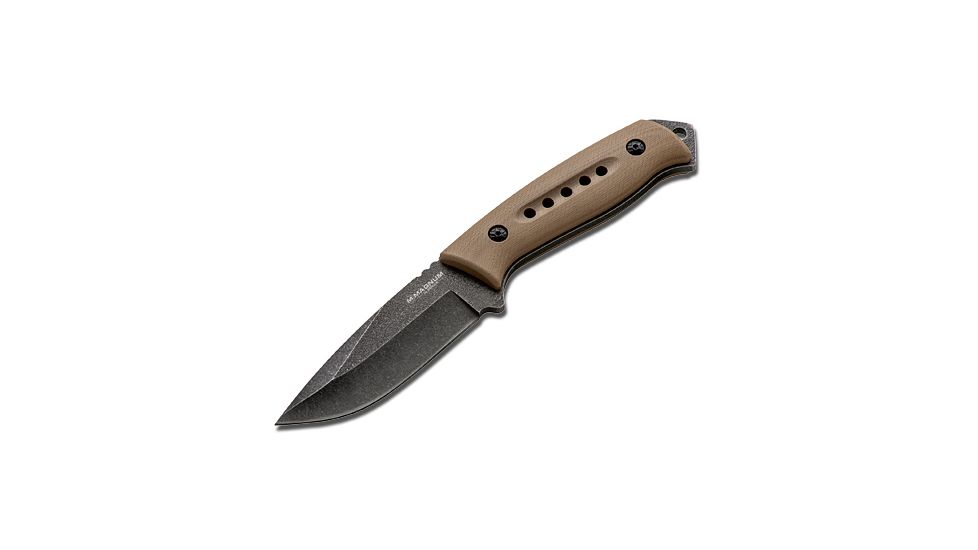 Boker USA Magnum Sierra Foxtrot II Fixed Blade Knife,4.13in 440 Stainless Steel Blade,G10 Handle 02SC157