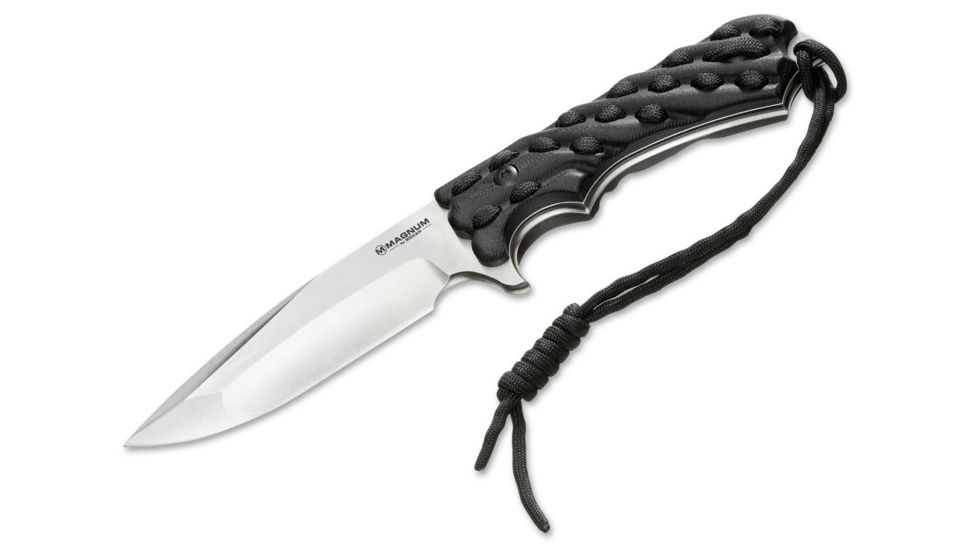 Boker USA Magnum Sierra Mike Fixed Blade Knife,4.50in,440A Blade,G10 Handle 02SC110
