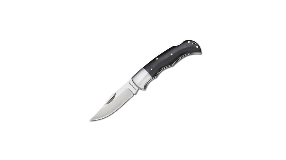 Boker USA Magnum Silver Pin 440 SS Folding Blade, I, Black Micarta, 3.12in. Blade 01MB075