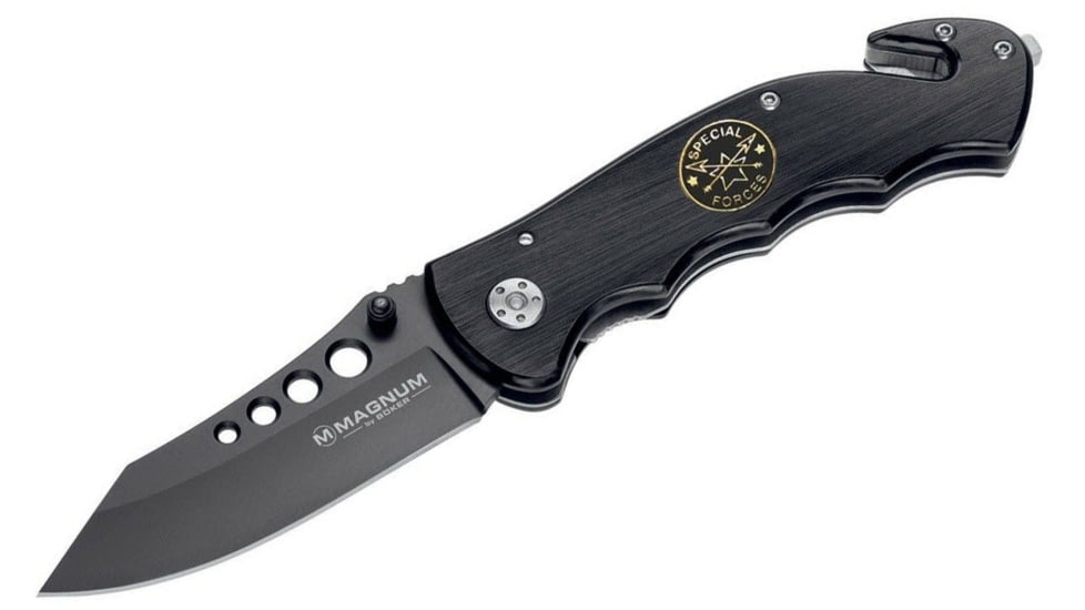 Boker USA Magnum Special Forces Bk Knife, Black, Small, 01MB856SF