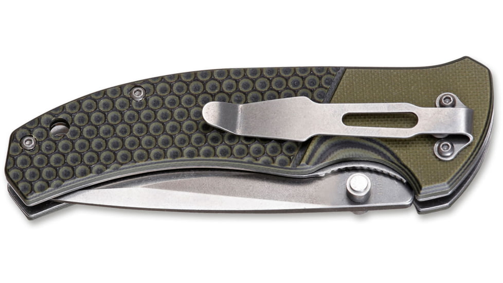 Boker USA Magnum Three Dimensions Knife, Green, Small, 01MB717
