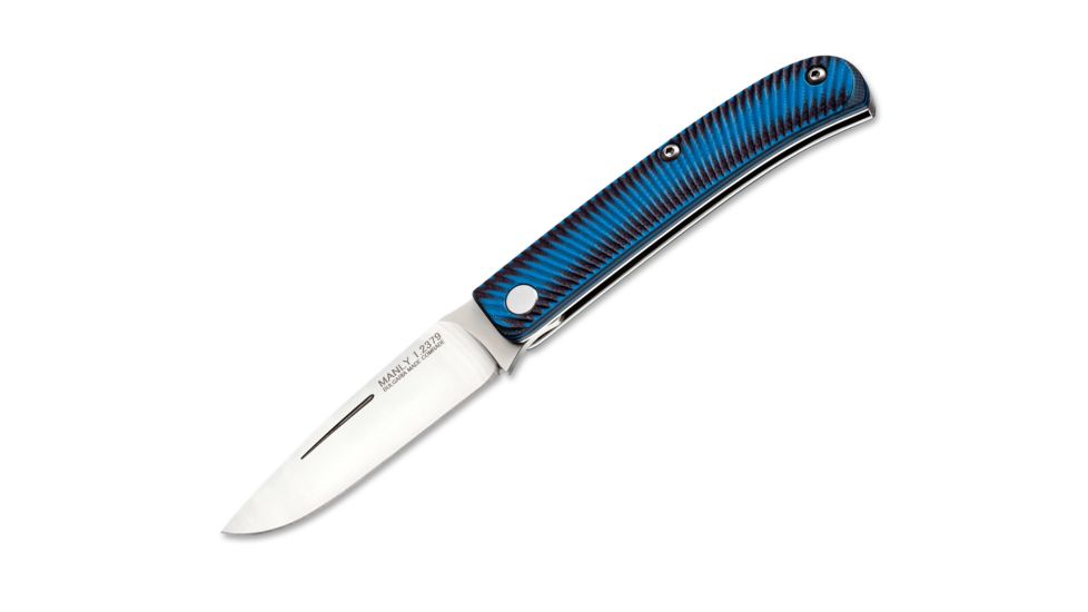 Manly Comrade, 3.5in Blade, Black/Blue