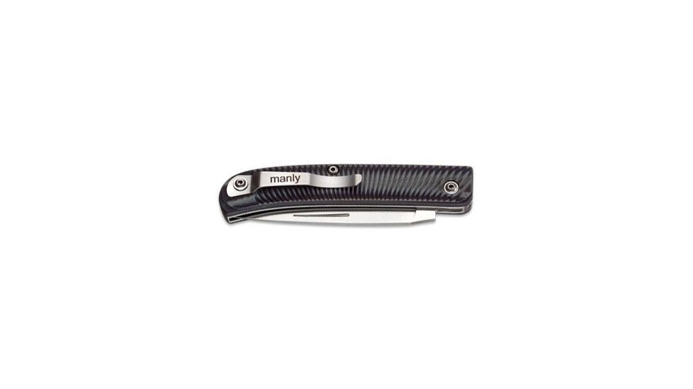 Manly Comrade, 3.5in Blade, Black/Grey 01ML006