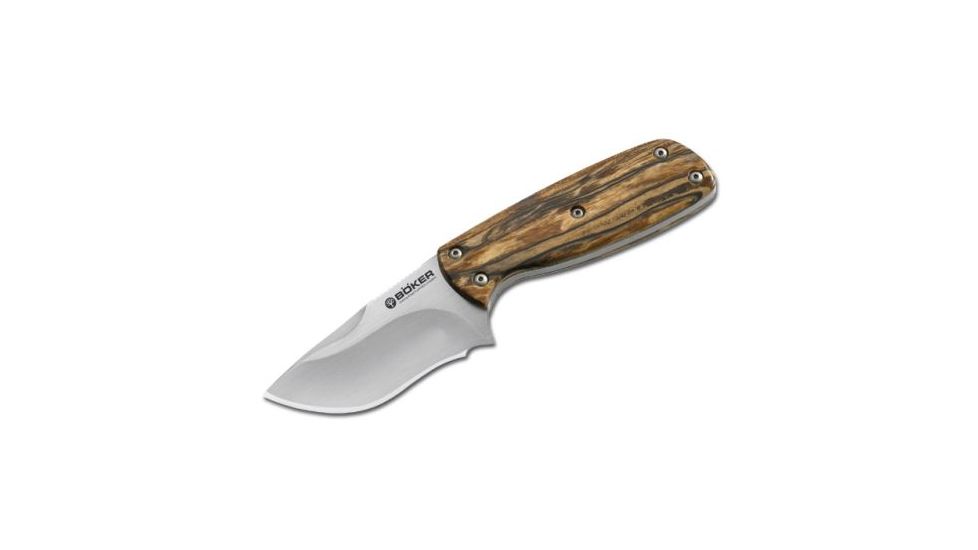 Boker USA Minx Fixed Blade Knife w/ Leather Sheath 120617