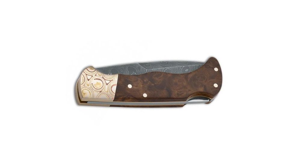Boker USA Mokume Damascus Imbuia Folding Knife 110144DAM