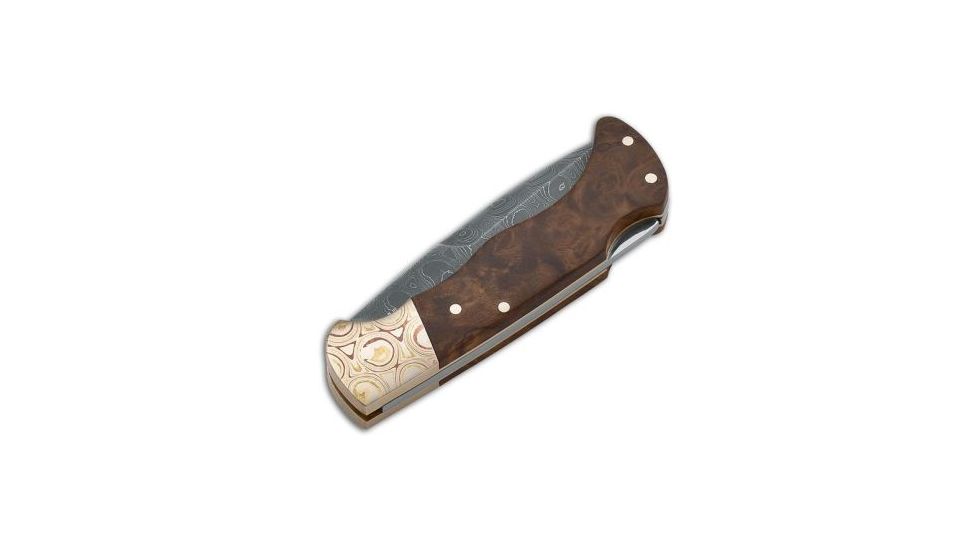 Boker USA Mokume Damascus Imbuia Folding Knife 110144DAM