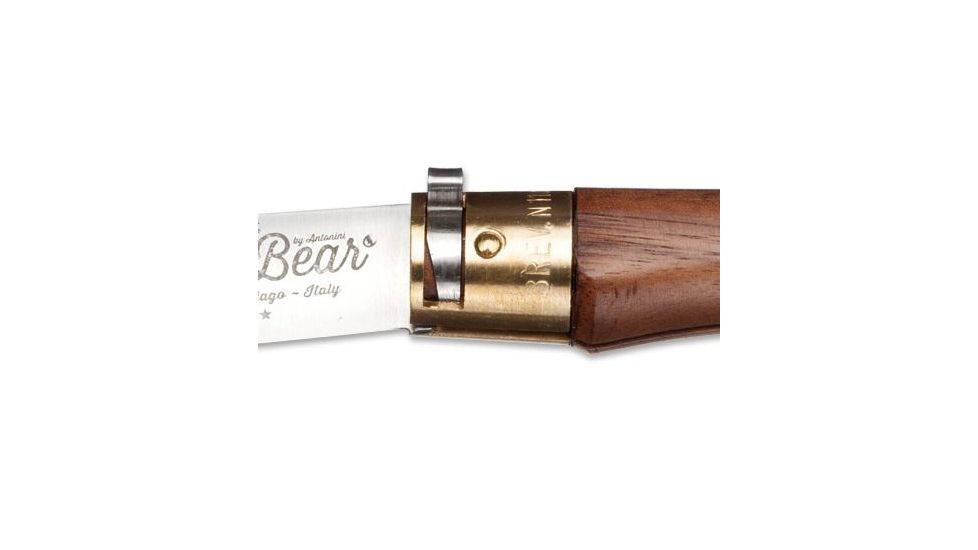 Boker USA Old Bear L Folding Blade Knife,3.63in,Stainless Steel Blade,Walnut Handle 01OB002