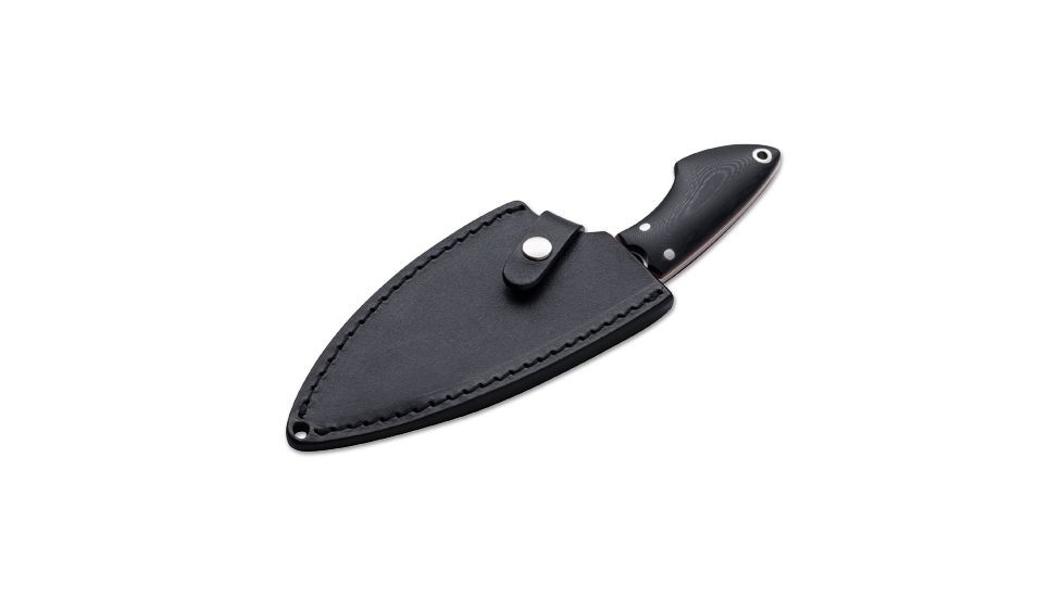 Boker USA Plus Chefyougo Classic Chef Knife,4.52in 440C Steel Blade,Black G10 Handle 03BO040
