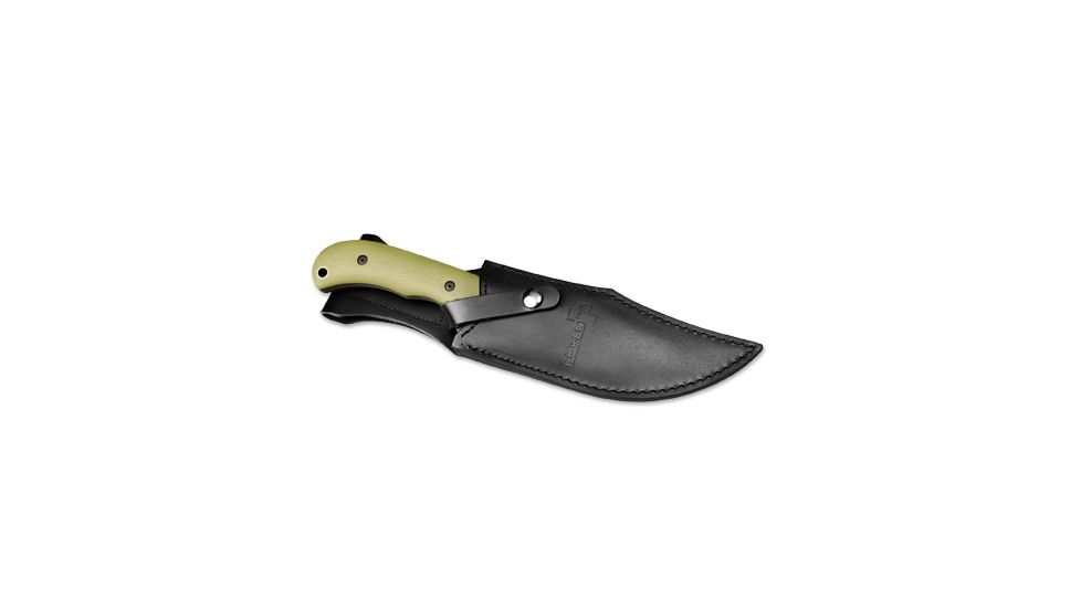 Boker USA Plus Dragon Slayer Fixed Blade Knife,7.28in 440C Steel Handle,Ranger Green G10 Handle 02BO650