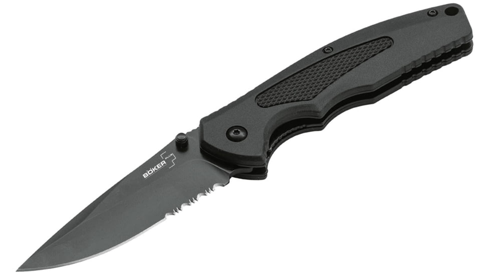 Boker USA Plus Gemini Nga  D2 Knife, Black, Small, 01BO503