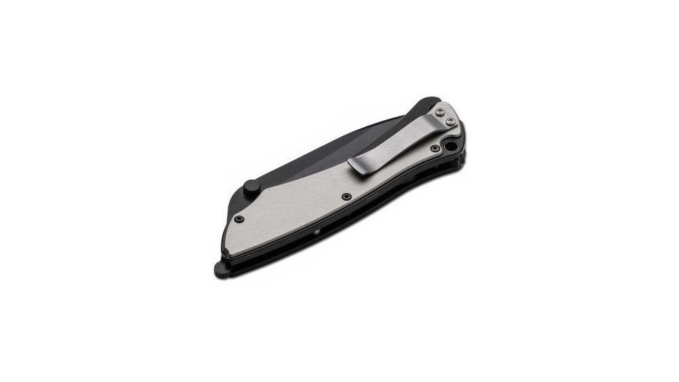 Boker USA Plus Griploc Black Folding Knife,3.5in 440C Stainless Steel Blade, 01BO043