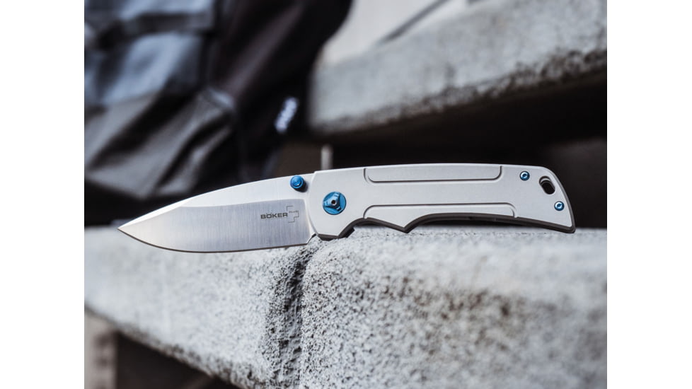 Boker USA Plus Gulo Pro Knife, Silver, Small, 01BO781