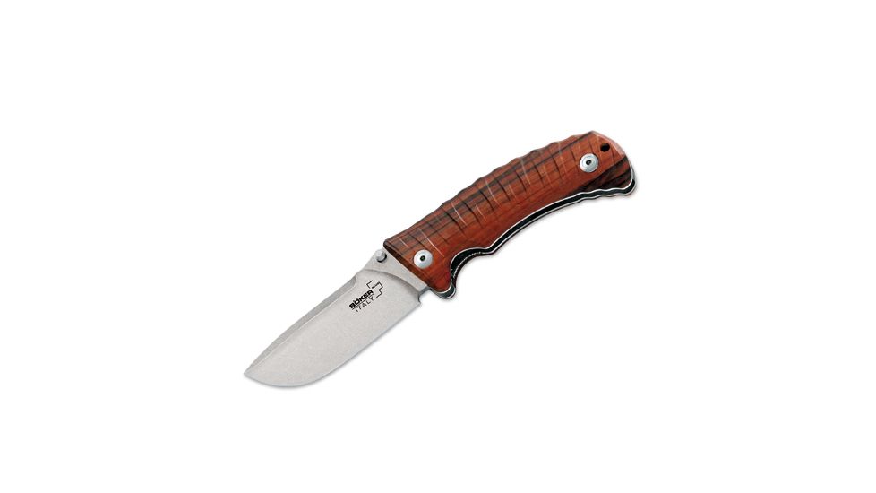Plus Italy Pro-Hunter, 3.75In Folding Blade Knife, Cocobolo