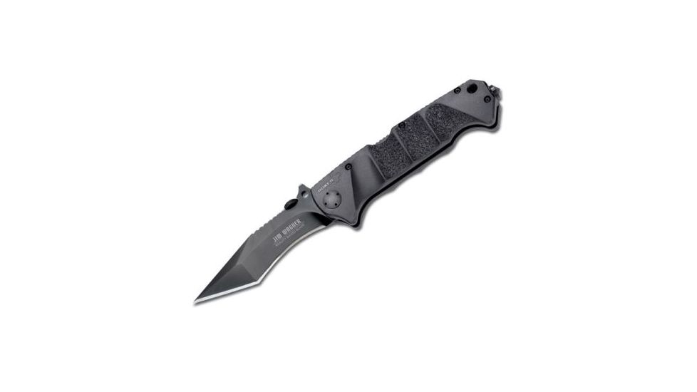 Boker USA Plus Jim Wagner Plain Folding Tactical Knife 01BO050