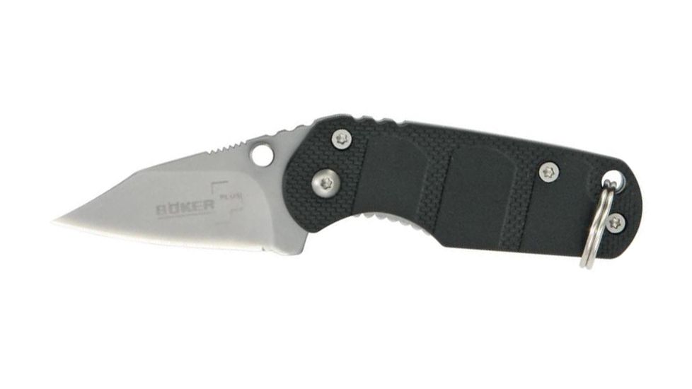 Boker USA Plus Keycom Folding Knife, Silver 01BO530