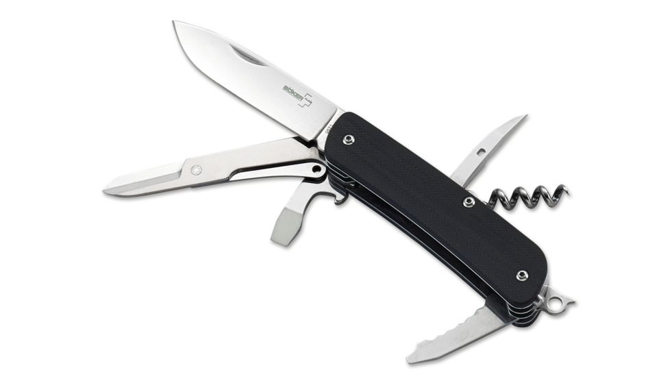 Plus Tech-Tool City 3 2.8In Multi-Tool Knife, Black