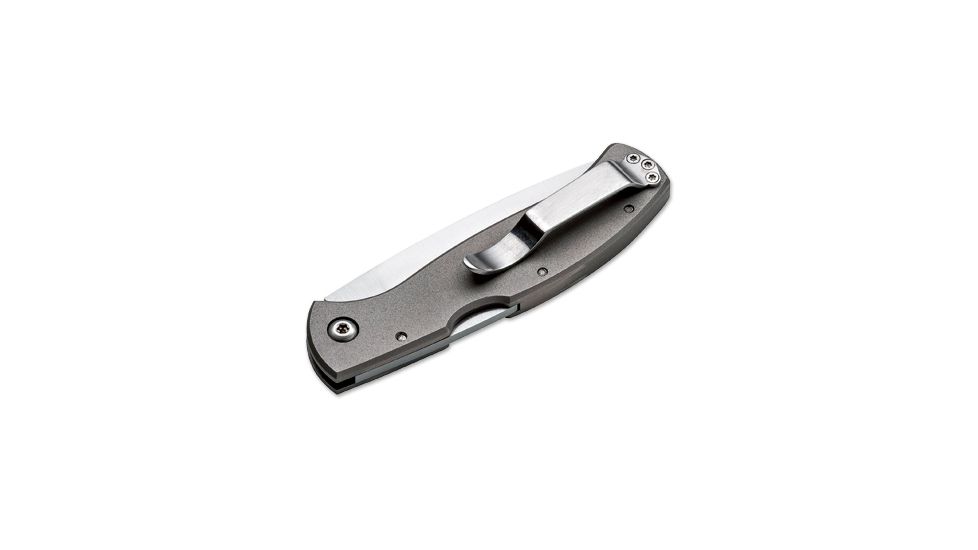 Boker USA Plus Titan Drop 2 Folding Knife,2.375in 440C Steel Blade,Titanium Handle 01BO183