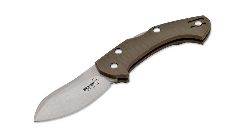 Boker USA Plus Zero Coyote Folding Knife,2.625in N690 Steel Blade,FRN Handle 01BO307