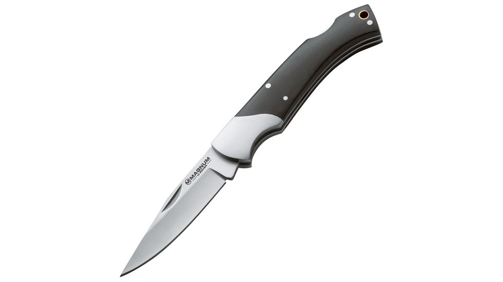 Boker USA Pocket Buddy, Black Pakkawood Handle, Plain B-01MB631