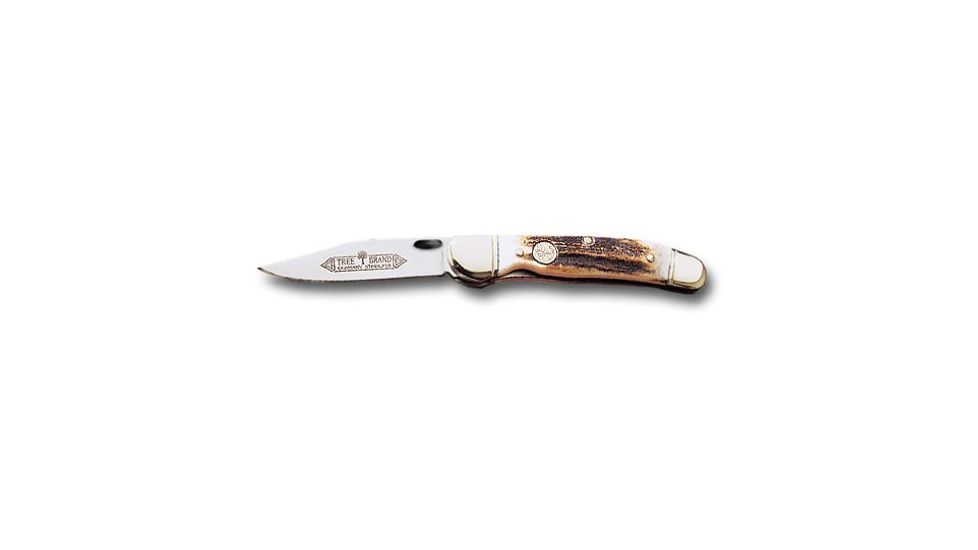 Boker USA Copperliner Stag Knife, Brown, Small, 114610