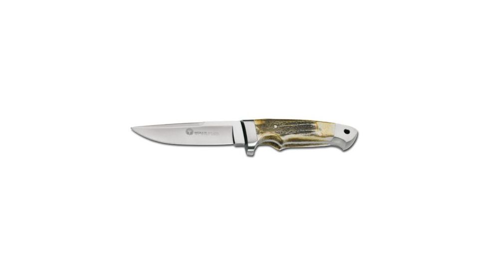 Boker USA Stag Forged Fixed Blade Fixed Blade Hunting Knife w/ Sheath 120585HH