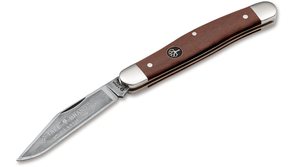 Boker USA Stockman Plum Wood C75 Knife, Brown, Small, 117478