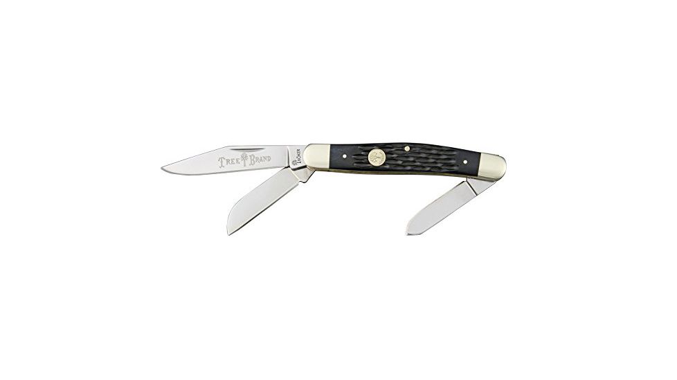 Boker USA Traditional Series Stockman Jigged Knife, Black, Small, 110725