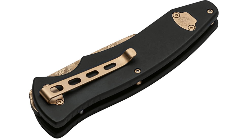 Boker USA Tirpitz Damascus Gold 42 Knife, Brown, Small, 110196DAM