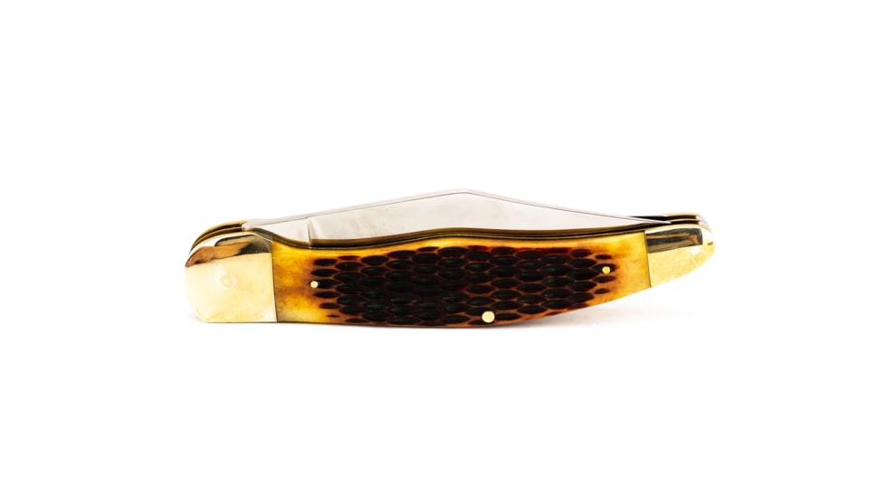 Boker USA Traditional Series Hunter Blade, Jigged Brown Bone Handle, 5.25 in. Closed BO02492