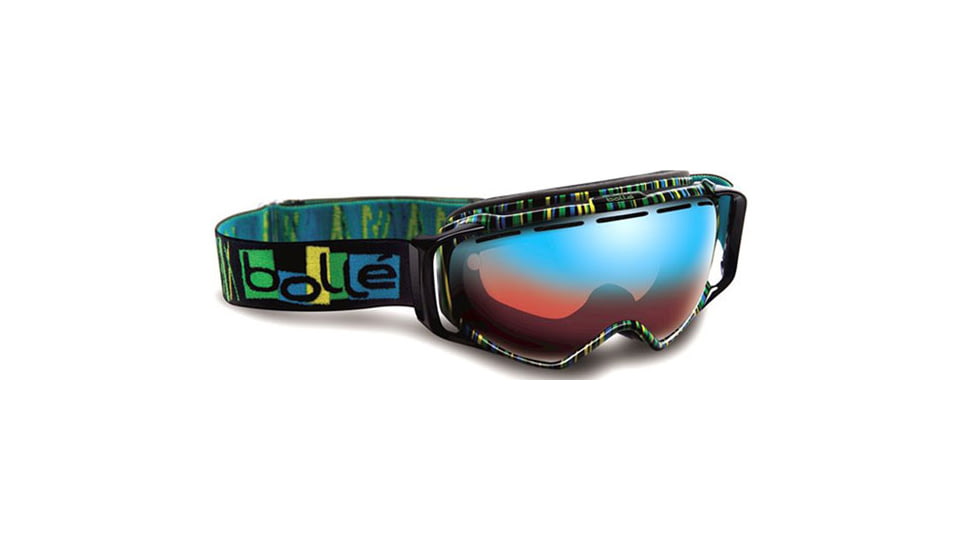Bolle 20640 Gravity Tiki Modulator Vermillon Blue Ski Snowboard Goggles