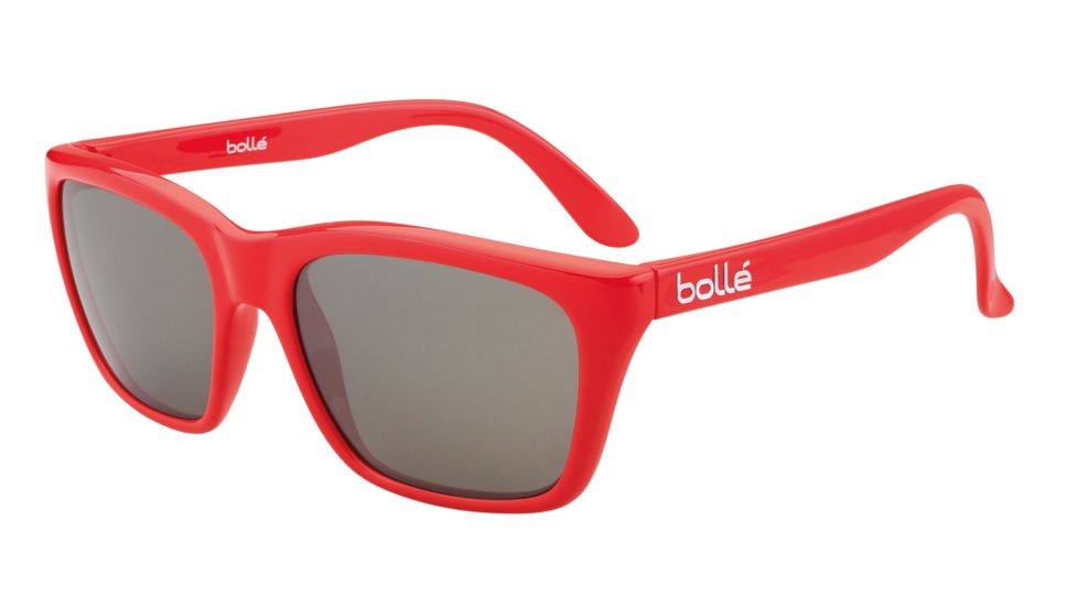 Bolle 527 Sunglasses,Shiny Red Frame,TNS Gun Lens,12048