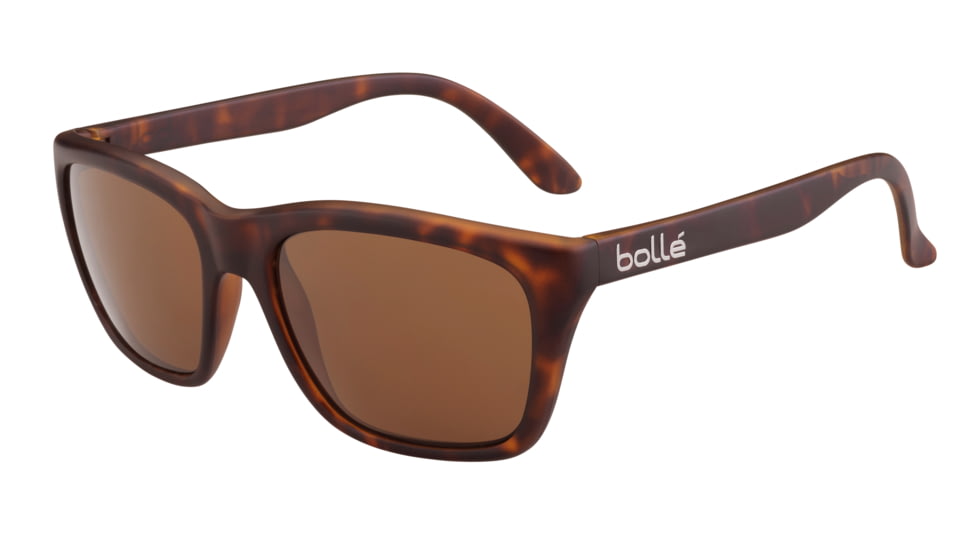 Bolle 527 Sunglasses,Matte Tortoise Frame,TLB Dark Square Lens 12060