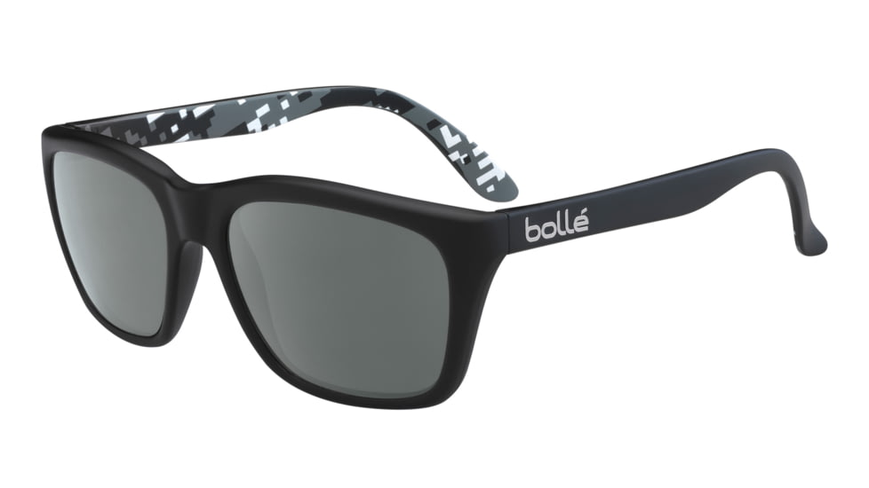 Bolle 527 Sunglasses, Shiny Black Frame, Polarized TNS Oleo AR Lens, 12044