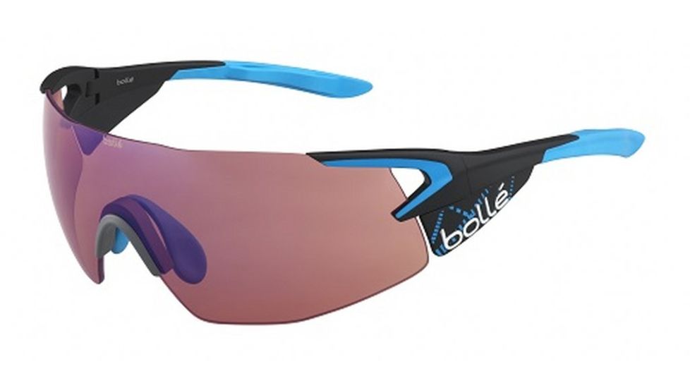 Bolle 5th Element Pro Sunglasses, Matte Carbone/Blue Frame, Rose Blue oleo AF, 12071